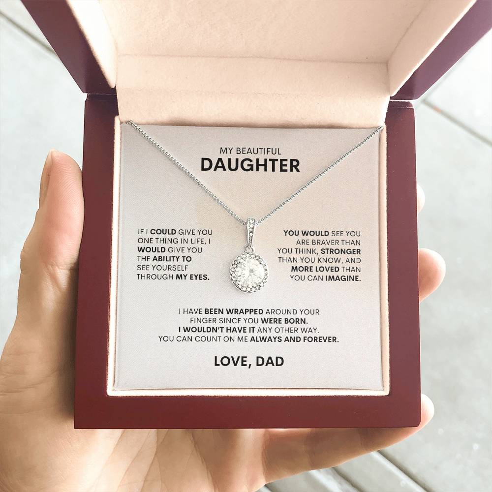 To My Daughter | If I Could Give You One Thing In Life | Eternal Hope Necklace
