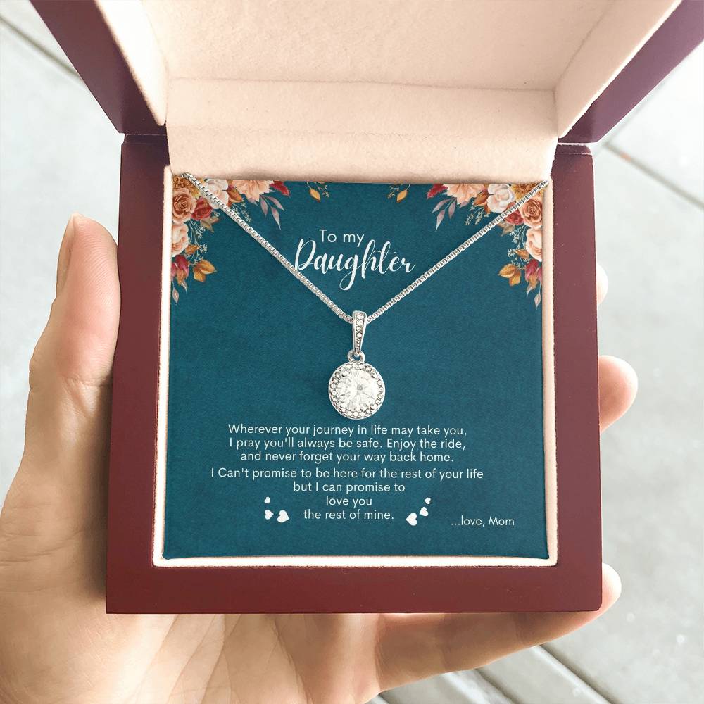 To My Daughter | Wherever You Journey In Life May Take You | Eternal Hope Necklace