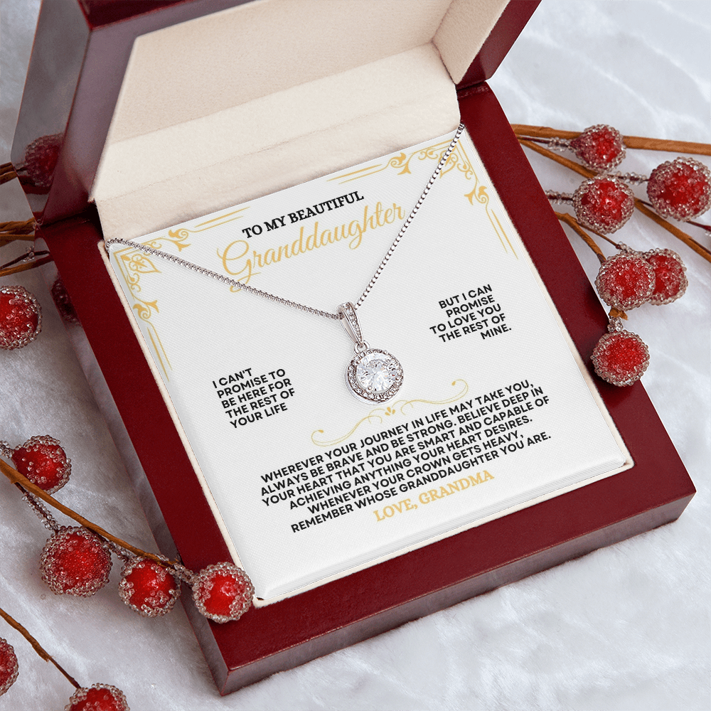 To My Grand Daughter | Wherever Your Journey In Life May Take You | Eternal Hope Necklace