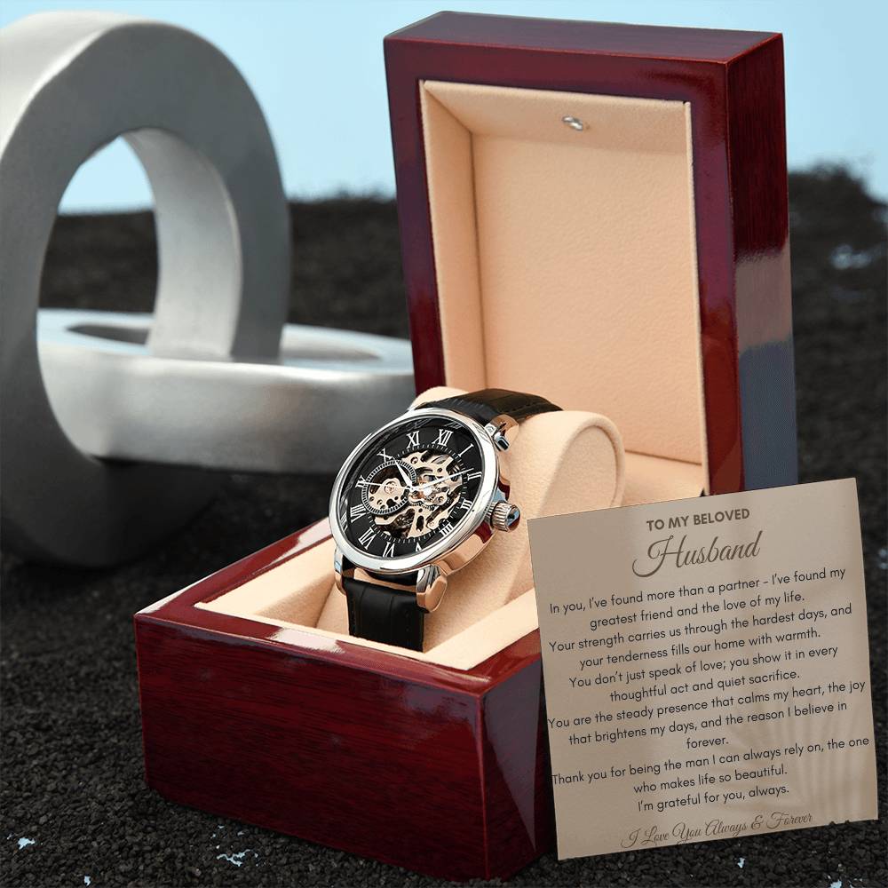 To My Husband | In You. I've FoundMore Than a Partner | Openwork Watch