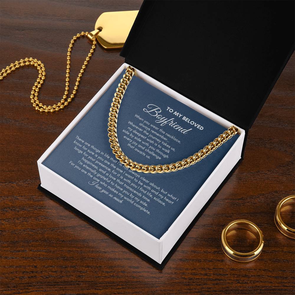 To My Boyfriend | When You Wear This Necklace | Cuban Link Chain
