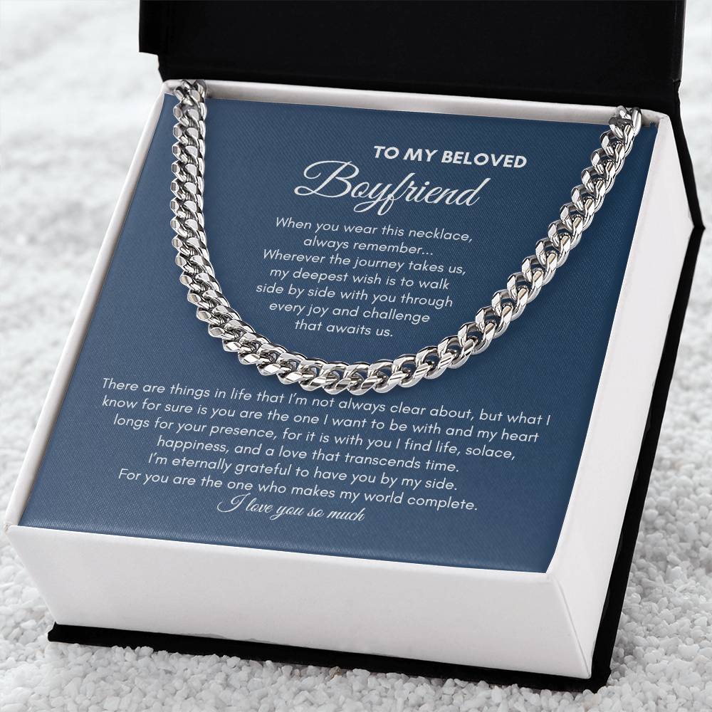 To My Boyfriend | When You Wear This Necklace | Cuban Link Chain