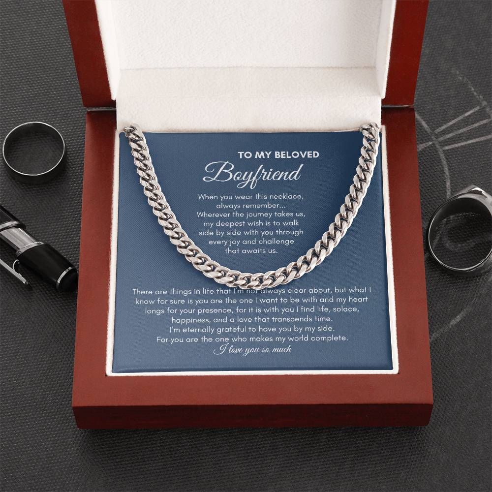 To My Boyfriend | When You Wear This Necklace | Cuban Link Chain