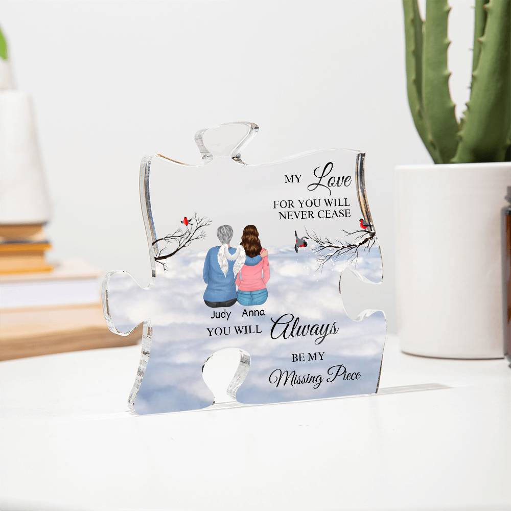 To My Best Friend | My Love For you | Acrylic Puzzle Plaque
