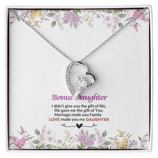 To My Daughter | I Didn't Give You The Gift Of Life | Forever Love Necklace