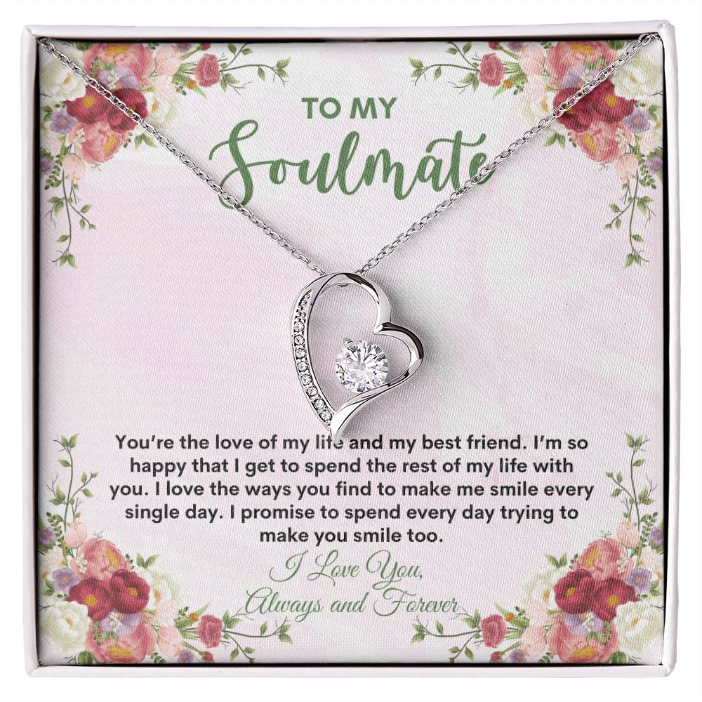 To My Soulmate | You're The Love | Forever Love Necklace