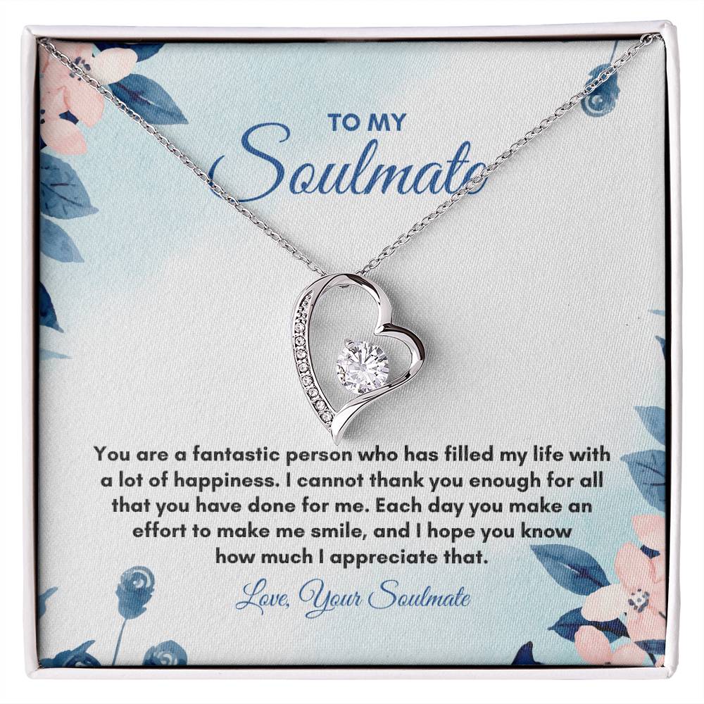 To My Soulmate | You Are A Fantastic | Forever Love Necklace