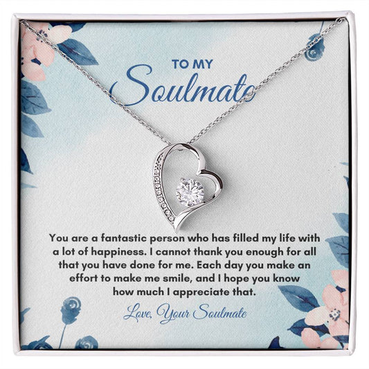 To My Soulmate | You Are A Fantastic | Forever Love Necklace