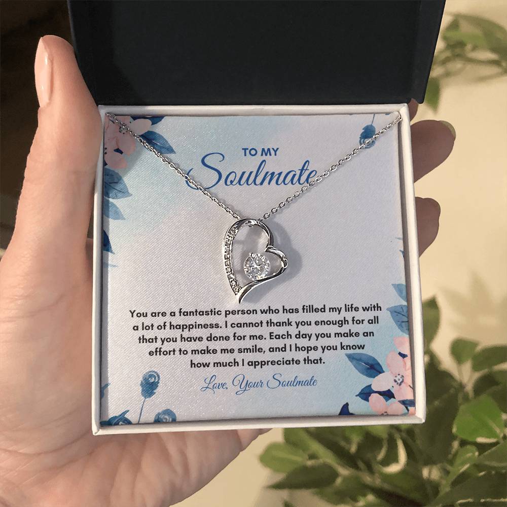 To My Soulmate | You Are A Fantastic | Forever Love Necklace