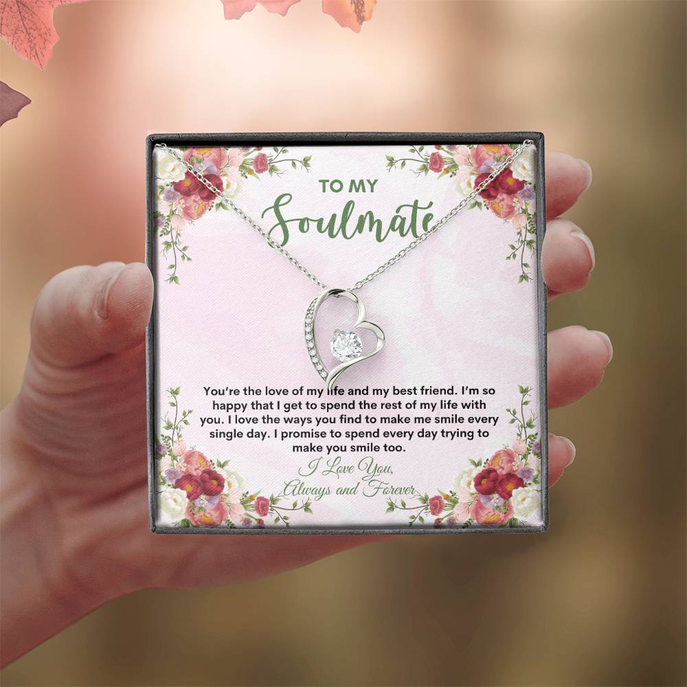 To My Soulmate | You're The Love | Forever Love Necklace