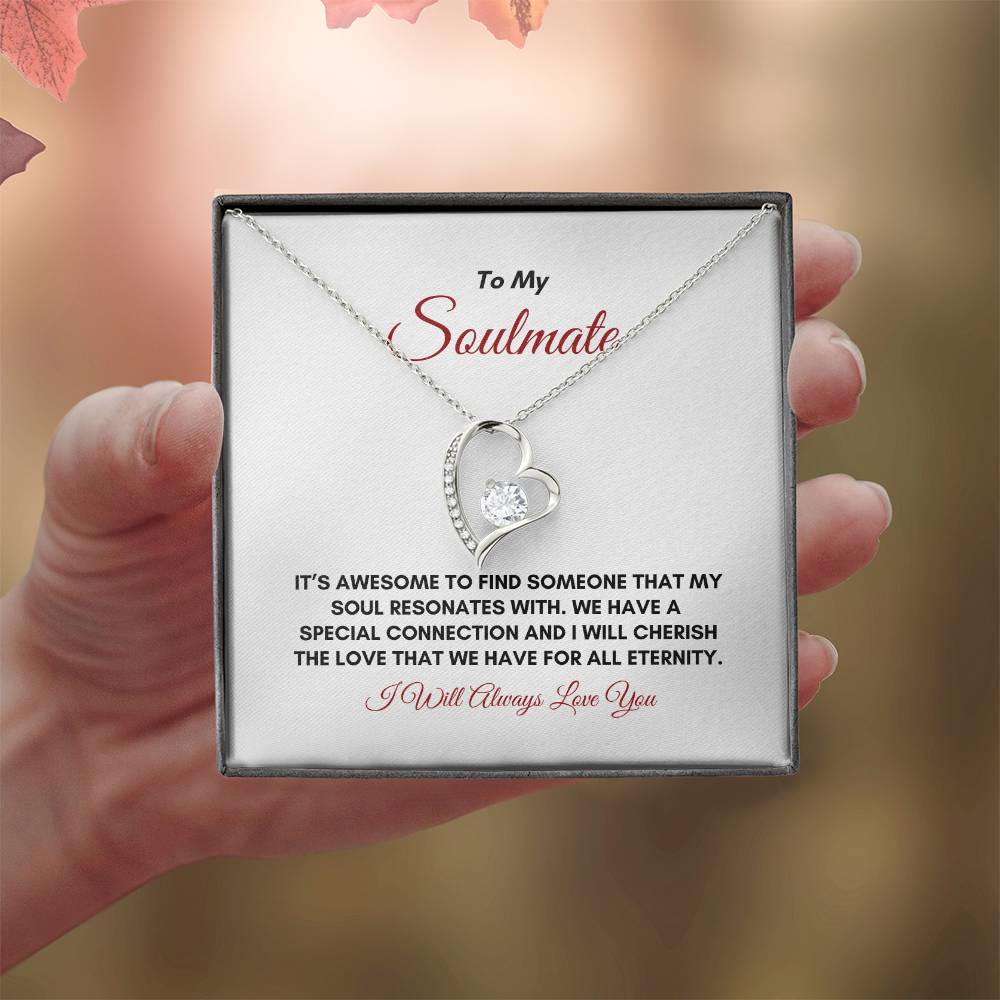 To My Soulmate | It's Awesome To Find | Forever Love Necklace