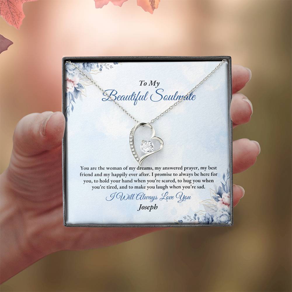 To My Soulmate | You Are The Woman | Forever Love Necklace
