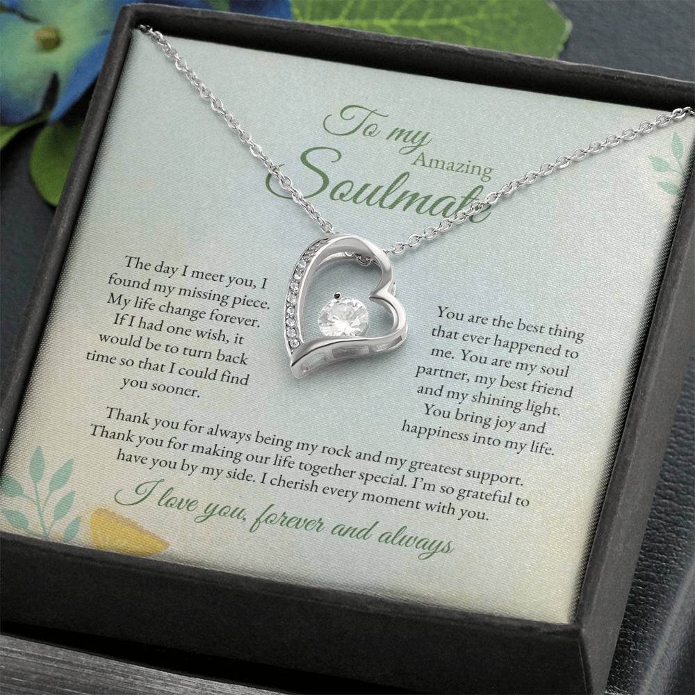 To My Soulmate | The Day I Meet you | Forever Love Necklace