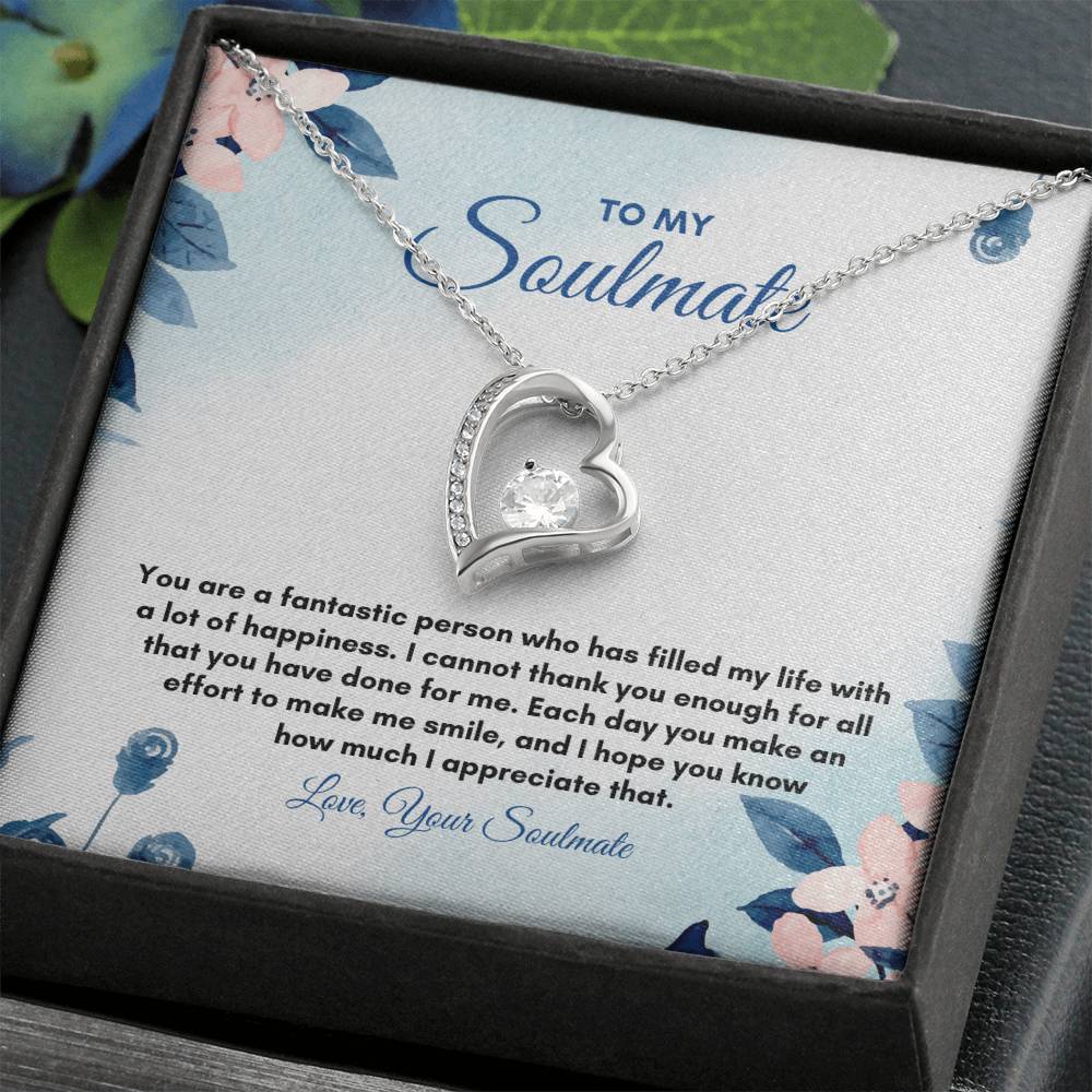 To My Soulmate | You Are A Fantastic | Forever Love Necklace