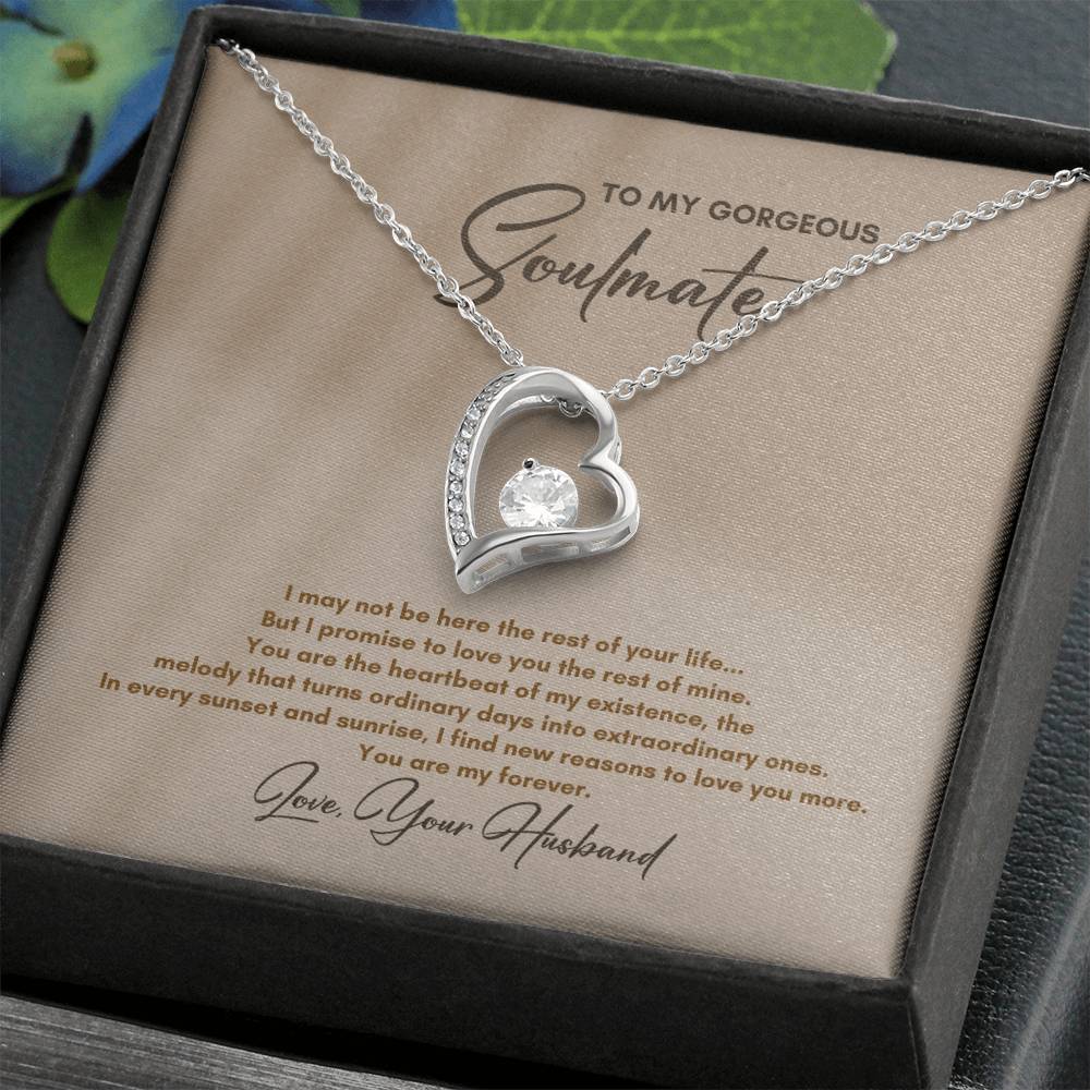 To My Soulmate | I May Not Be Here | Forever Love Necklace