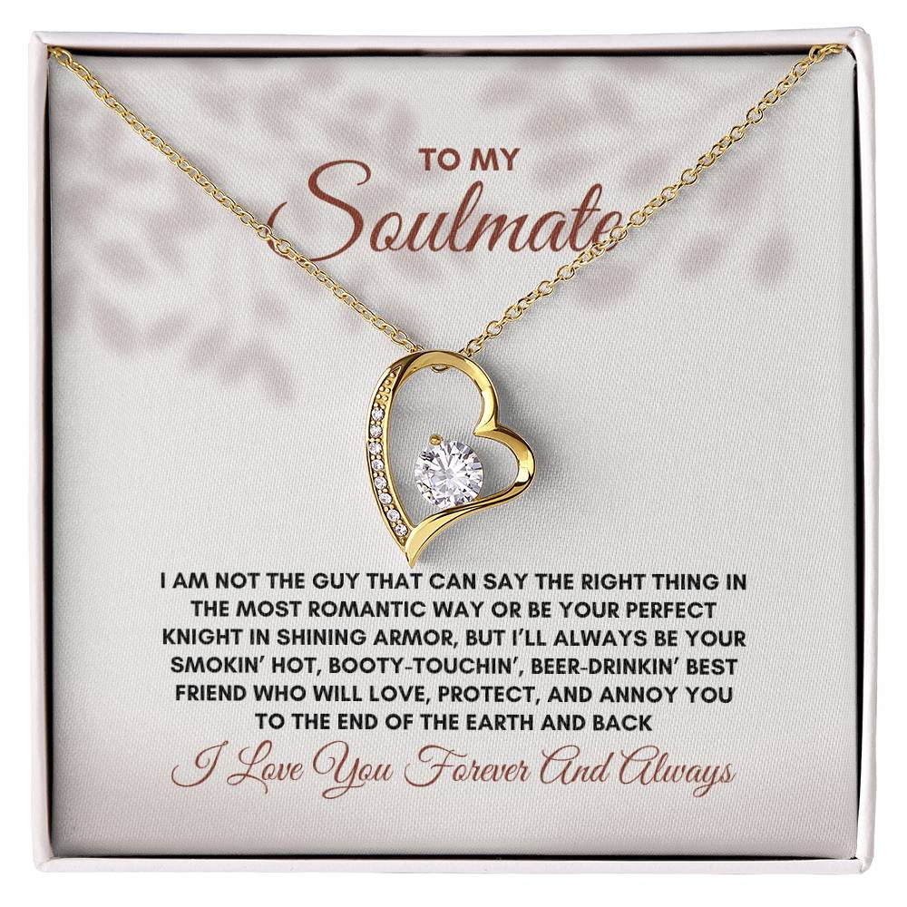 To My Soulmate | I Am Not The Guy | Forever Love Necklace