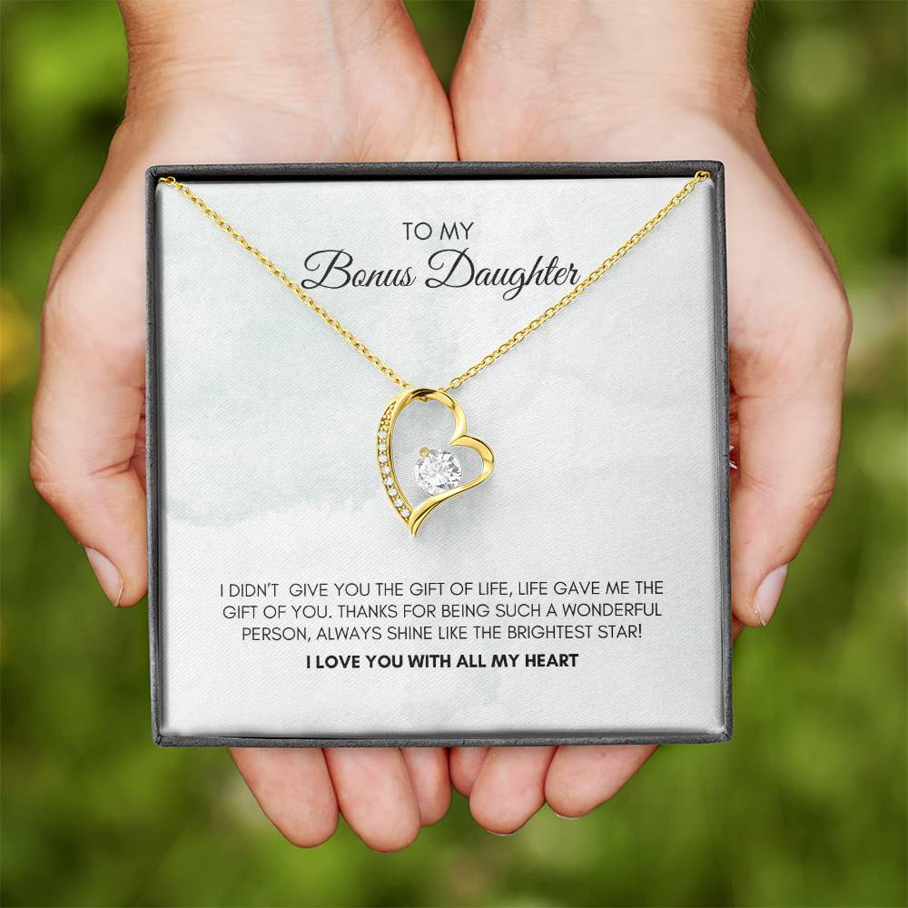 To My Daughter | I Didn't Give You The Gift Of Life | Forever Love Necklace