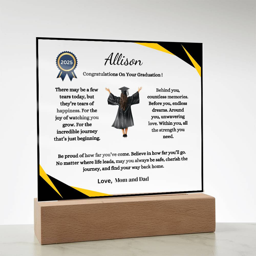 Graduation - Best Gift for Graduation - Acrylic Square Plaque