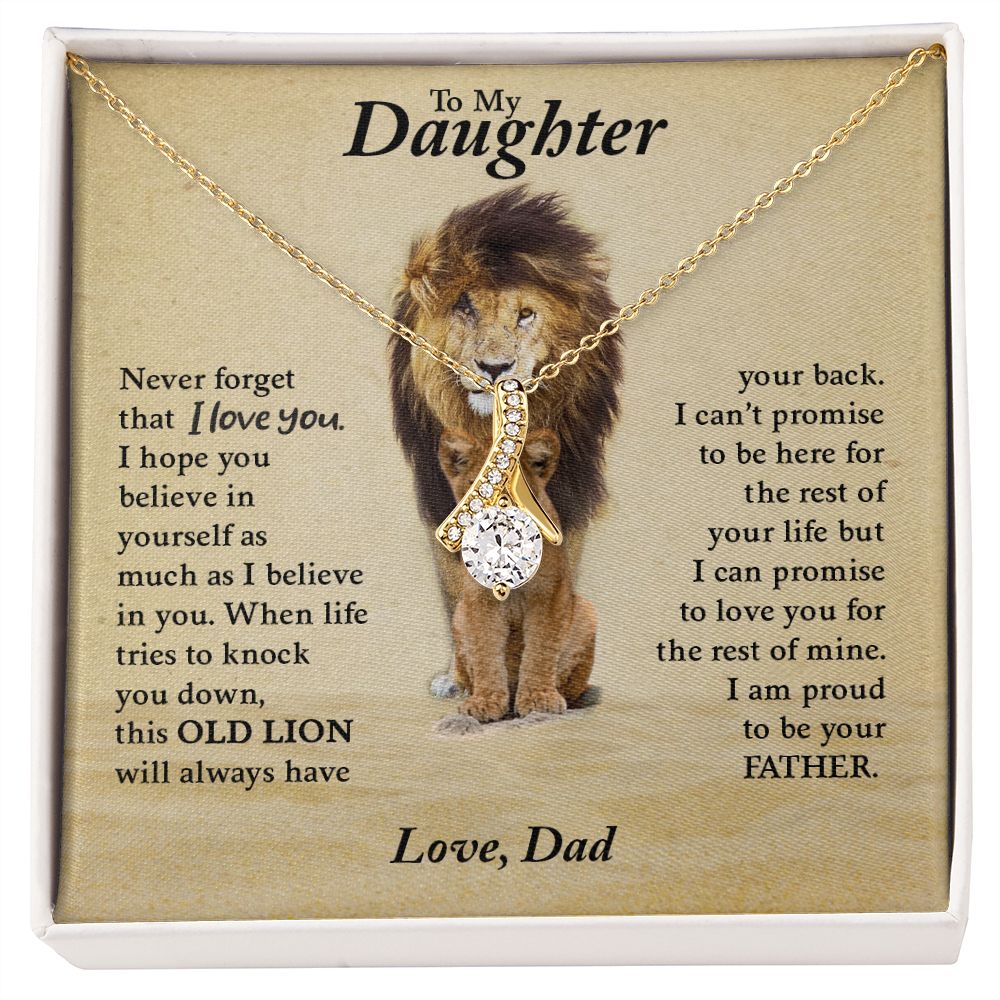 My Daughter | I'll be there for you - Alluring Beauty necklace