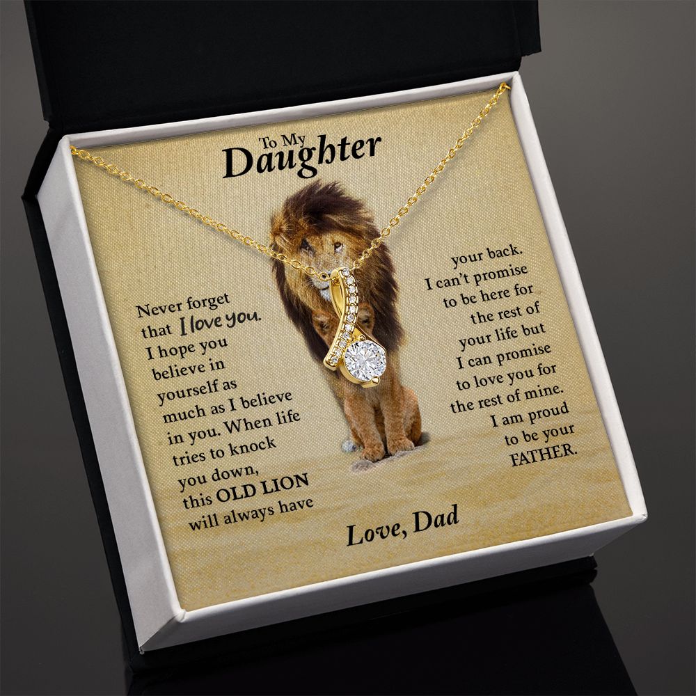 My Daughter | I'll be there for you - Alluring Beauty necklace