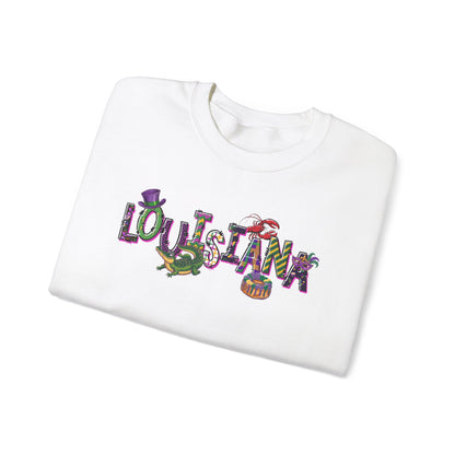 Mardi Gras | Louisiana | Unisex Heavy Blend™ Crewneck Sweatshirt