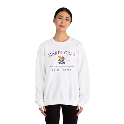 Mardi Gras | Mardi Louisiana| Unisex Heavy Blend™ Crewneck Sweatshirt
