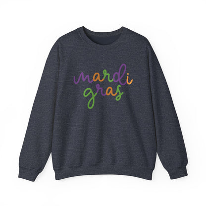Mardi Gras | Mardi Grass Small | Unisex Heavy Blend™ Crewneck Sweatshirt