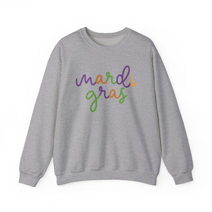 Mardi Gras | Mardi Grass Small | Unisex Heavy Blend™ Crewneck Sweatshirt