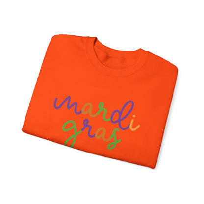 Mardi Gras | Mardi Grass Small | Unisex Heavy Blend™ Crewneck Sweatshirt