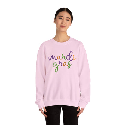 Mardi Gras | Mardi Grass Small | Unisex Heavy Blend™ Crewneck Sweatshirt