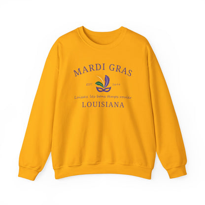 Mardi Gras | Mardi Louisiana| Unisex Heavy Blend™ Crewneck Sweatshirt