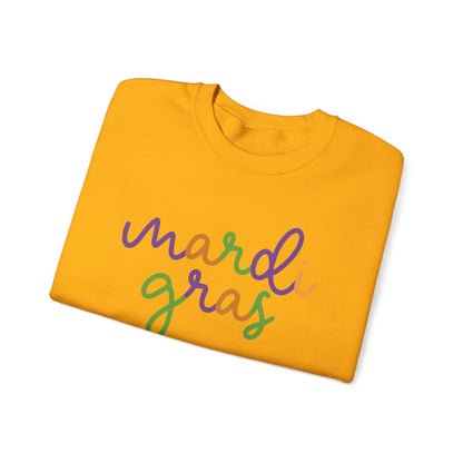 Mardi Gras | Mardi Grass Small | Unisex Heavy Blend™ Crewneck Sweatshirt