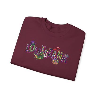 Mardi Gras | Louisiana | Unisex Heavy Blend™ Crewneck Sweatshirt