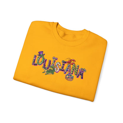 Mardi Gras | Louisiana | Unisex Heavy Blend™ Crewneck Sweatshirt