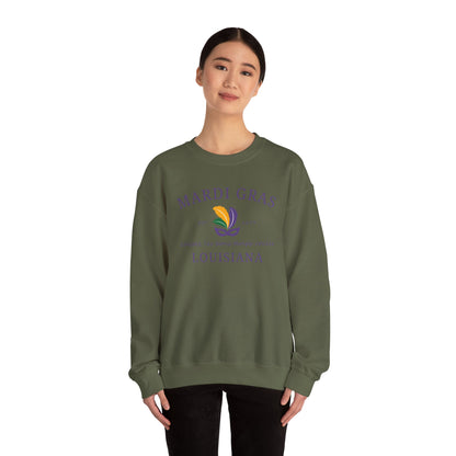 Mardi Gras | Mardi Louisiana| Unisex Heavy Blend™ Crewneck Sweatshirt