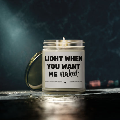 For Love | Light when you | Scented Candles, Coconut Apricot Wax  9oz