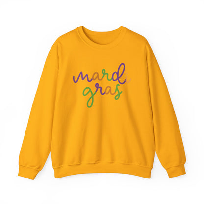Mardi Gras | Mardi Grass Small | Unisex Heavy Blend™ Crewneck Sweatshirt