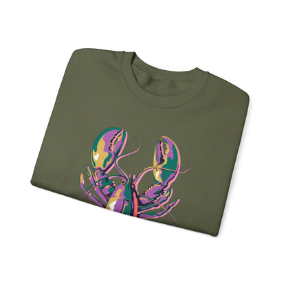 Mardi Gras | Lobster | Unisex Heavy Blend™ Crewneck Sweatshirt