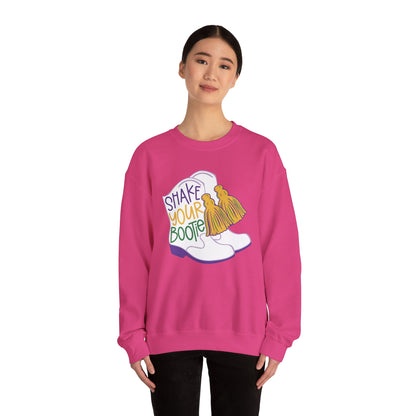 Mardi Gras | Boots | Unisex Heavy Blend™ Crewneck Sweatshirt