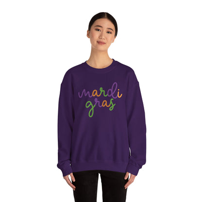 Mardi Gras | Mardi Grass Small | Unisex Heavy Blend™ Crewneck Sweatshirt
