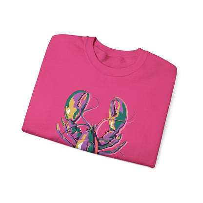 Mardi Gras | Lobster | Unisex Heavy Blend™ Crewneck Sweatshirt