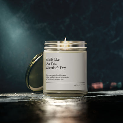 For Love | Valentines Gift For Him | Scented Candles, Coconut Apricot Wax  9oz