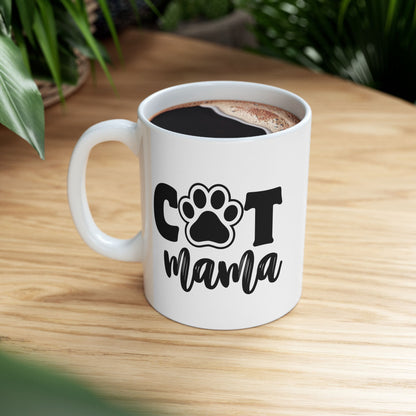 Cat Mama - Ceramic Mug, (11oz, 15oz)