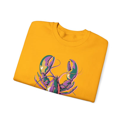 Mardi Gras | Lobster | Unisex Heavy Blend™ Crewneck Sweatshirt