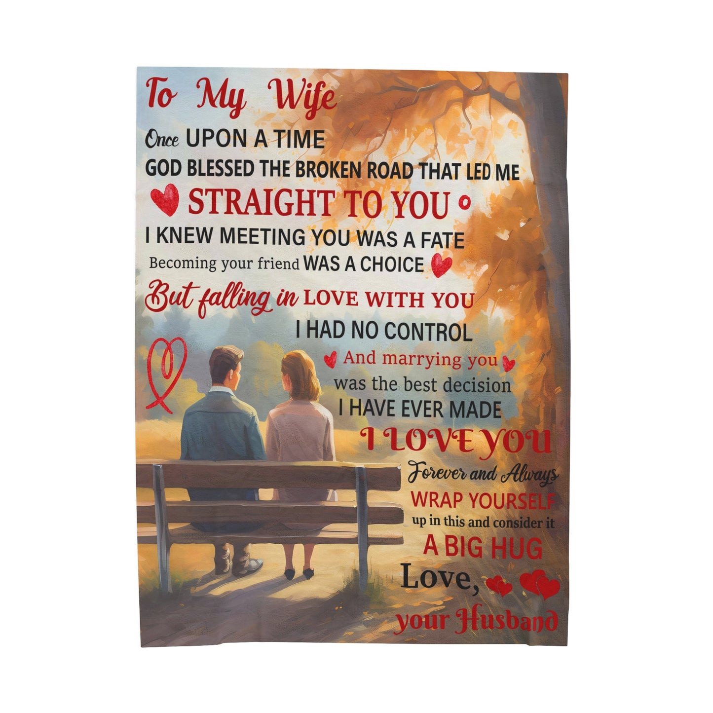 To My Son | Once Upon A Time | Velveteen Plush Blanket 80"x60"