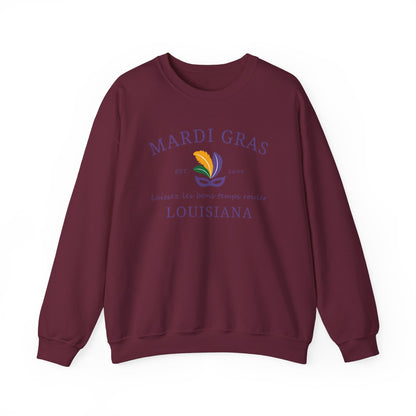 Mardi Gras | Mardi Louisiana| Unisex Heavy Blend™ Crewneck Sweatshirt