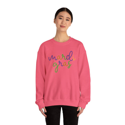 Mardi Gras | Mardi Grass Small | Unisex Heavy Blend™ Crewneck Sweatshirt