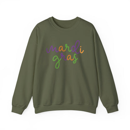 Mardi Gras | Mardi Grass Small | Unisex Heavy Blend™ Crewneck Sweatshirt