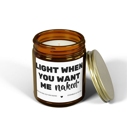 For Love | Light when you | Scented Candles, Coconut Apricot Wax  9oz