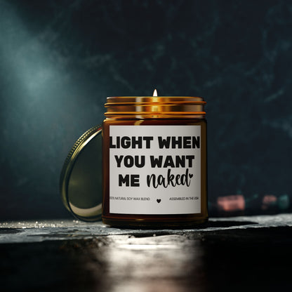 For Love | Light when you | Scented Candles, Coconut Apricot Wax  9oz